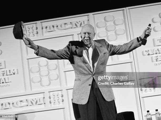 Actor/director Carl Reiner speaks onstage at the screening of 'The Jerk' during the 2017 TCM Classic Film Festival on April 8, 2017 in Los Angeles,...