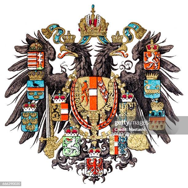empire of austria - austrian culture stock illustrations
