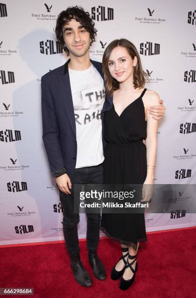 Actor Alex Wolff and actress Maude Apatow arrive at the premiere of "The House of Tomorrow" at the 60th San Francisco International Film Festival at...