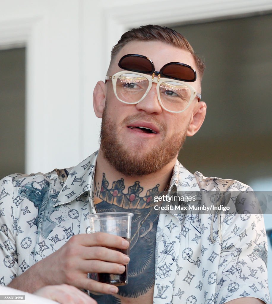 Conor McGregor, current UFC Lightweight Champion, watches the racing  News Photo - Getty Images