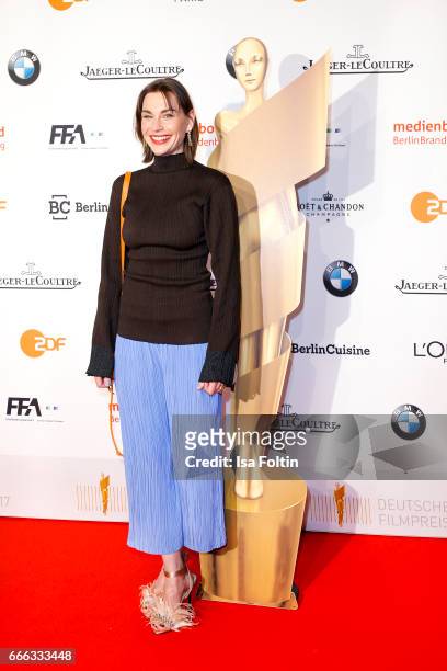 German actress Christiane Paul attends the nominee dinner for the German Film Award 2017 Lola at BMW Niederlassung Berlin on April 8, 2017 in Berlin,...