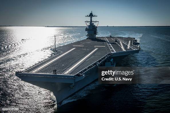 USS Gerald R. Ford Begins Builder's Sea Trials