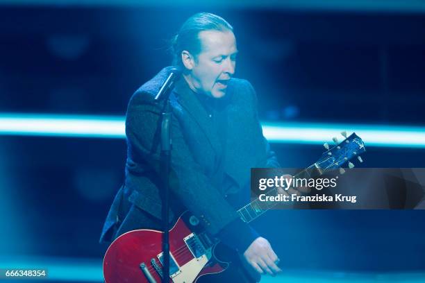 Joey Kelly during the television show 'Willkommen bei Carmen Nebel' on April 8, 2017 in Magdeburg, Germany.