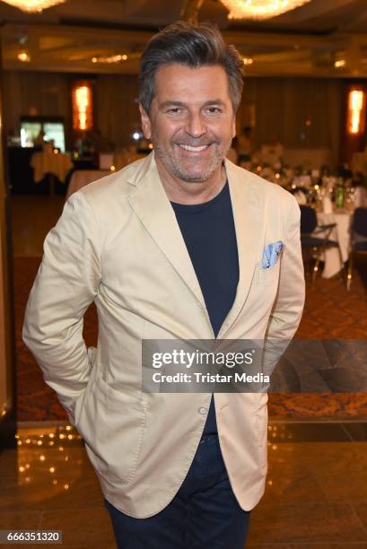 Thomas Anders during the after show party of the television show 'Willkommen bei Carmen Nebel' on April 8, 2017 in Magdeburg, Germany.