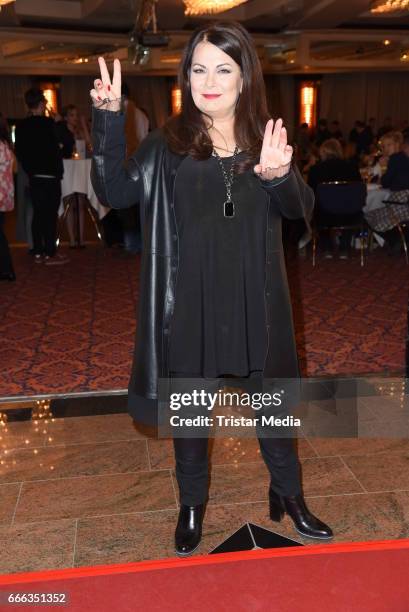 Marianne Rosenberg during the after show party of the television show 'Willkommen bei Carmen Nebel' on April 8, 2017 in Magdeburg, Germany.