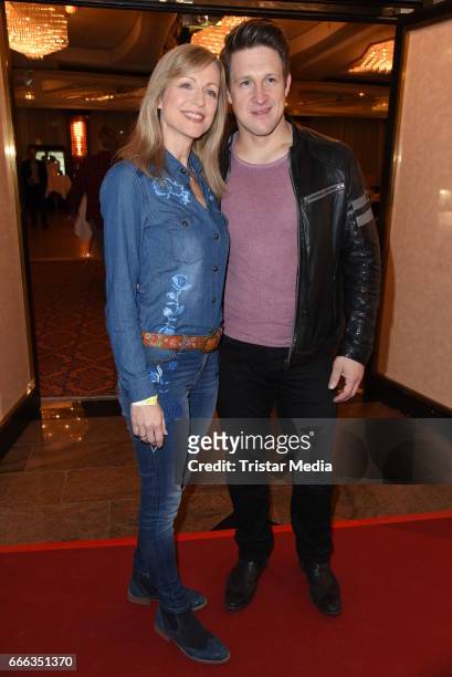 Matthias Steiner and his wife Inge Steiner during the after show party of the television show 'Willkommen bei Carmen Nebel' on April 8, 2017 in...