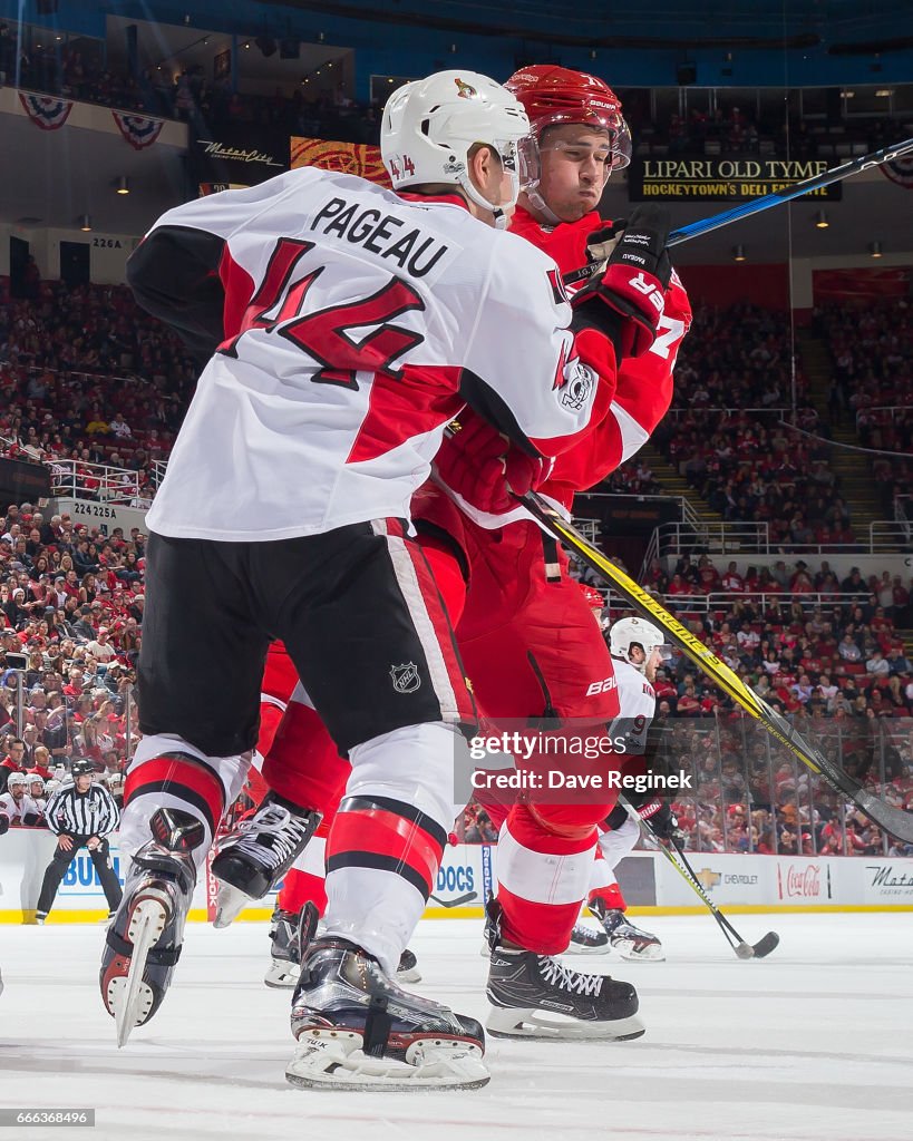 Ottawa Senators v Detroit Red Wings