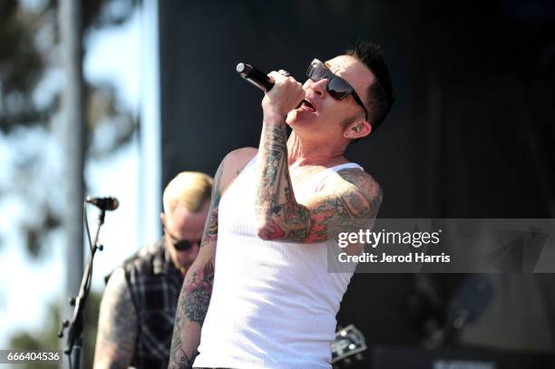 Jay Popoff of LIT performs at KLOS Presents Sabroso Craft Beer, Taco And Music Festival at Doheny State Beach on April 8, 2017 in Dana Point,...