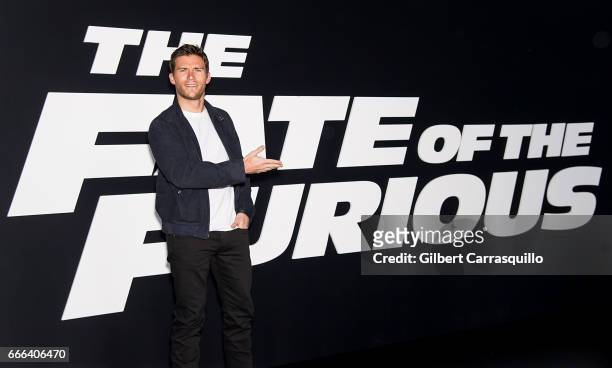 Actor/ model Scott Eastwood attends 'The Fate Of The Furious' New York Premiere at Radio City Music Hall on April 8, 2017 in New York City.