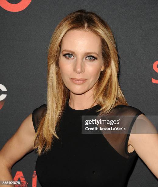 Actress Jessalyn Gilsig attends ABC's "Scandal" 100th episode celebration at Fig & Olive on April 8, 2017 in West Hollywood, California.