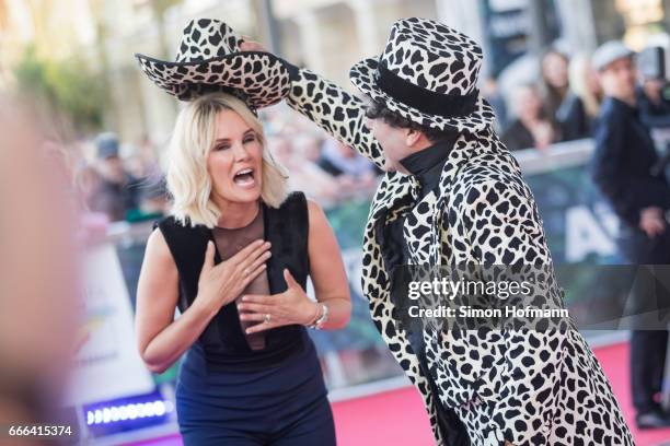 Monica Ivancan attends the Radio Regenbogen Award 2017 at Europapark on April 7, 2017 in Rust, Germany.