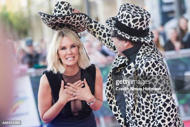 Monica Ivancan attends the Radio Regenbogen Award 2017 at Europapark on April 7, 2017 in Rust, Germany.