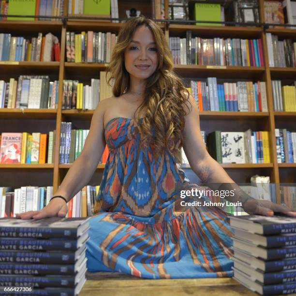 Actress/Singer and Dancer Mayte Garcia Prince's first wife read a passage, took questions from the audience and signed copies of her book 'The Most...