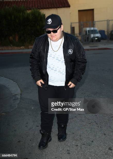 Jovan Armand is seen on April 8, 2017 in Los Angeles, CA.
