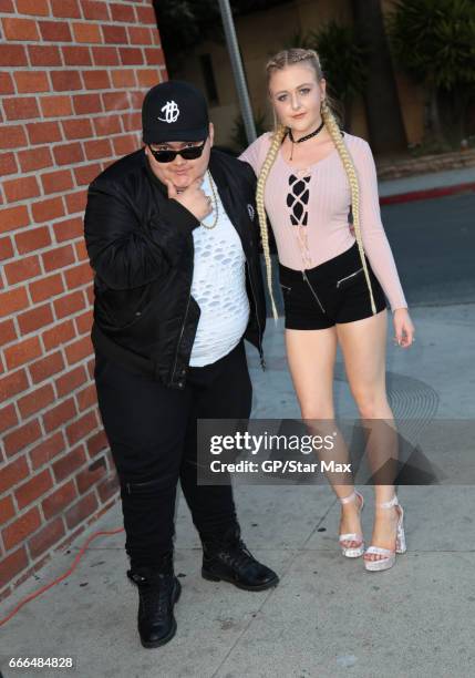 Jovan Armand and Mahkenna are seen on April 8, 2017 in Los Angeles, CA.