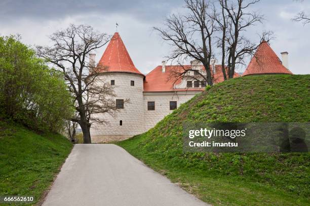 bauska castle - bauska stock pictures, royalty-free photos & images