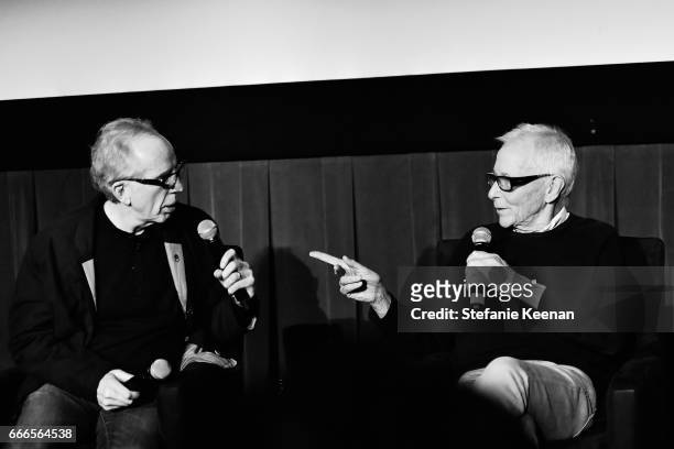 Producer Jerry Zucker and director Jim Abrahams speak onstage during the screening of 'The Kentucky Fried Movie' during the 2017 TCM Classic Film...