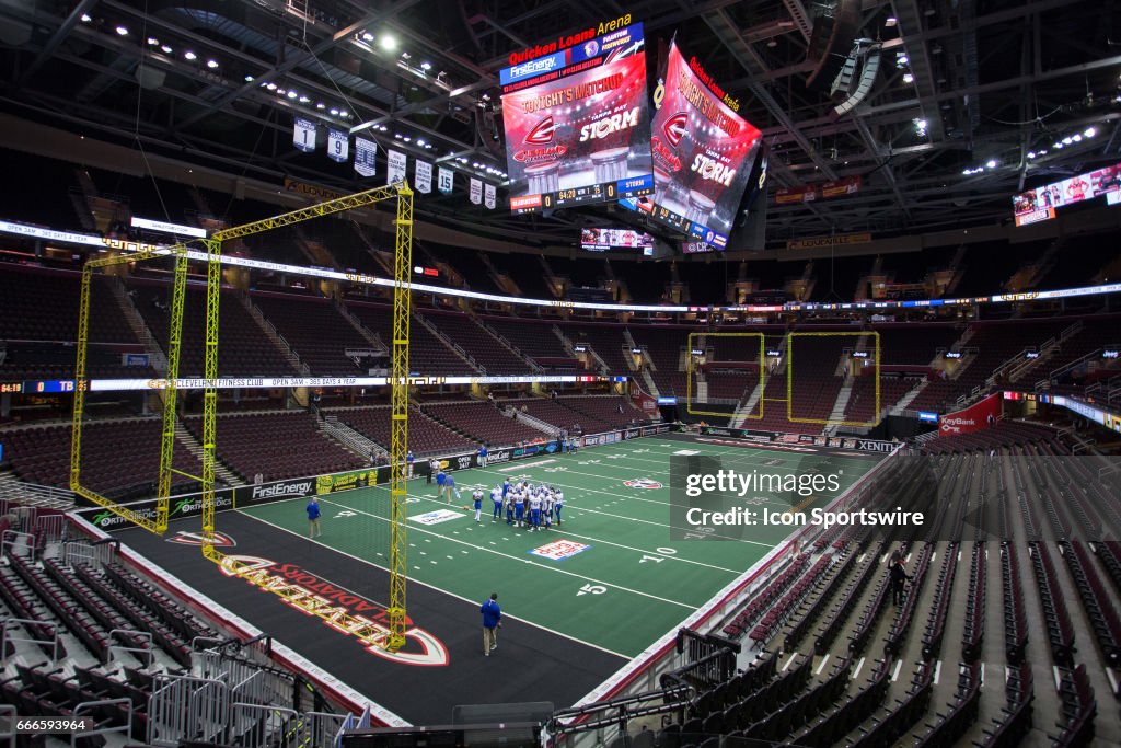 ARENA FOOTBALL: APR 08 Tampa Bay Storm at Cleveland Gladiators