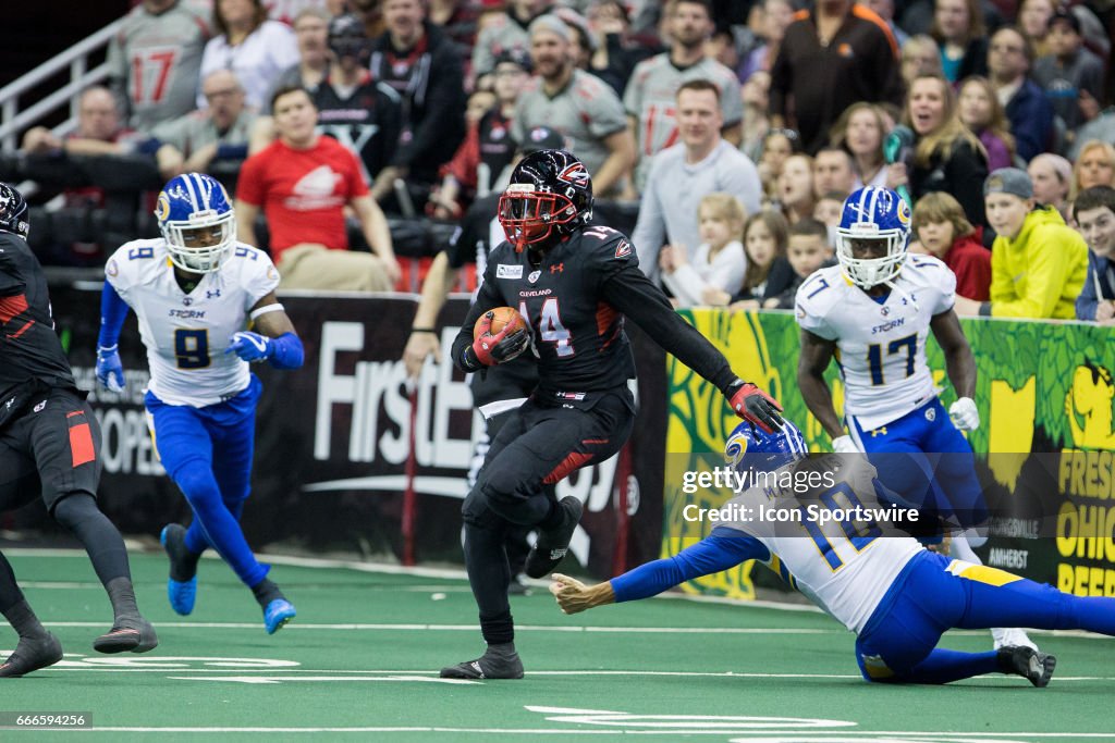 ARENA FOOTBALL: APR 08 Tampa Bay Storm at Cleveland Gladiators
