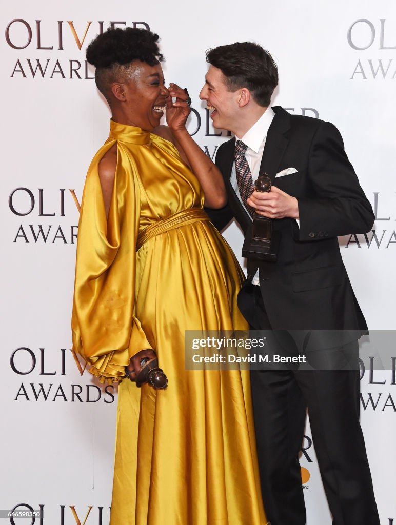 The Olivier Awards 2017 - Winners Room