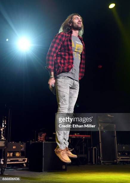 Singer Ryan Hurd performs during the ACM Party For A Cause: The Joint at The Joint inside the Hard Rock Hotel & Casino on April 1, 2017 in Las Vegas,...