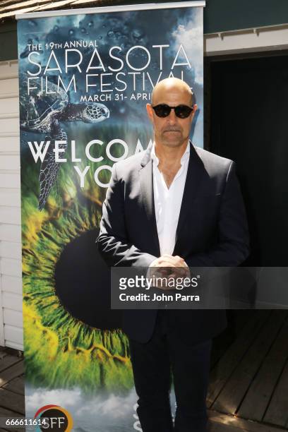 Actor Stanley Tucci attends 'In Conversation with Stanley Tucci' during the 2017 Sarasota Film Festival on April 8, 2017 in Sarasota, Florida.