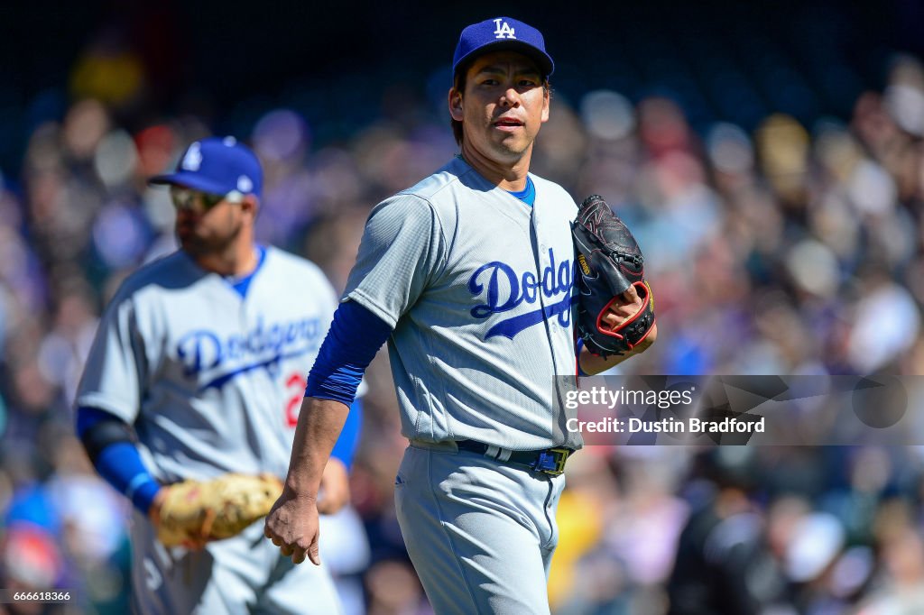 Los Angeles Dodgers v Colorado Rockies