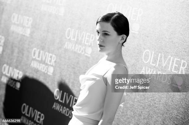 Phoebe Fox attends The Olivier Awards 2017 at Royal Albert Hall on April 9, 2017 in London, England.