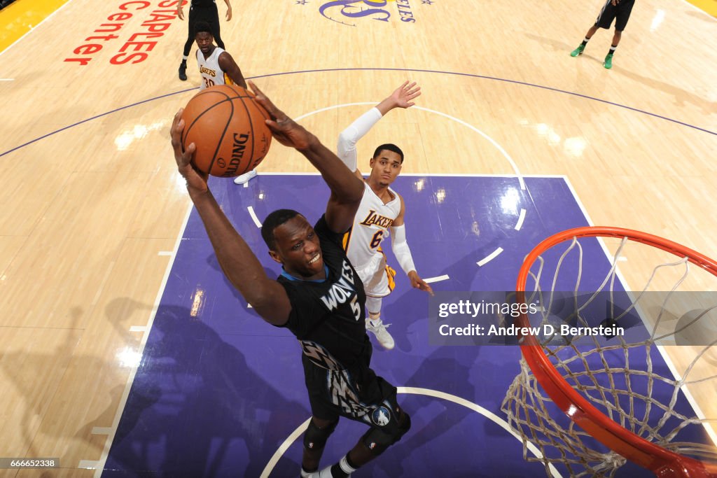 Minnesota Timberwolves v Los Angeles Lakers