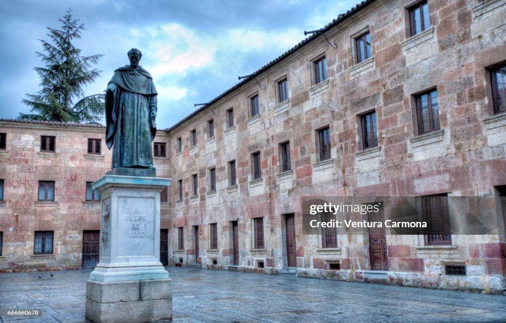 Statue of Fray Luis de León - University of Salamanca, Spain