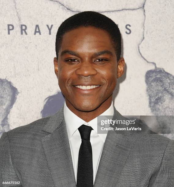 Actor Jovan Adepo attends the season 3 premiere of "The Leftovers" at Avalon Hollywood on April 4, 2017 in Los Angeles, California.