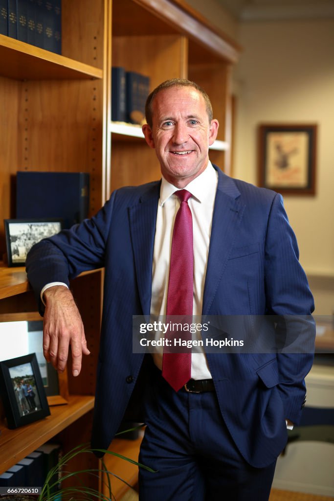 Portraits Of New Zealand Labour Party Leader Andrew Little
