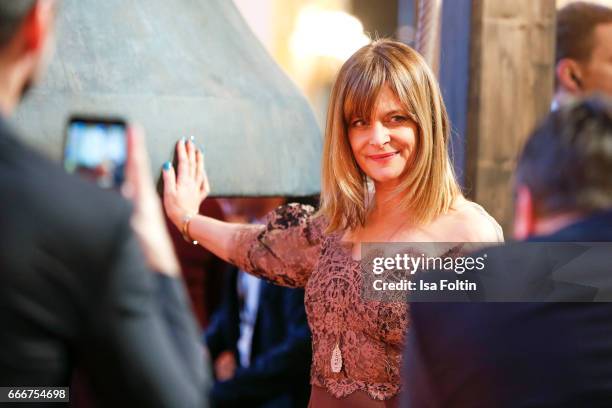 Actress Nastassja Kinski attends the premiere of the musical 'Der Gloeckner von Notre Dame' on April 9, 2017 in Berlin, Germany.