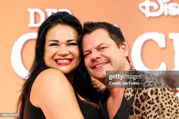 German comedian Ingo Appelt and his wife Sonja Appelt attend the premiere of the musical 'Der Gloeckner von Notre Dame' on April 9, 2017 in Berlin,...