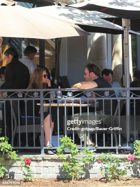 Bastian Yotta and Maria Yotta are seen on April 09, 2017 in Los Angeles, California.