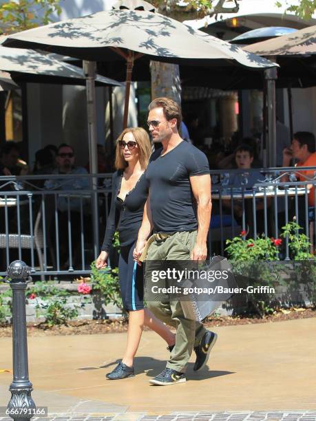 Bastian Yotta and Maria Yotta are seen on April 09, 2017 in Los Angeles, California.