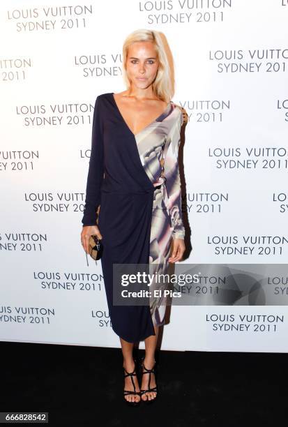 Isabel Lucas arrives at the Louis Vuitton Maison reception on December 2, 2011 in Sydney, Australia.