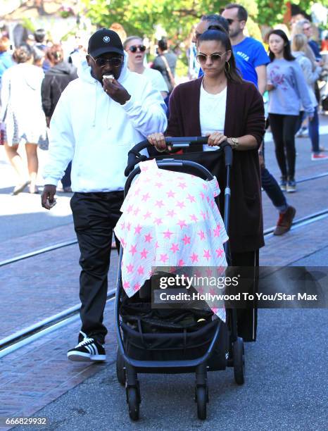 Neal McKnight and Miriam Sternoff McKnight are seen on April 9, 2017 in Los Angeles, CA.