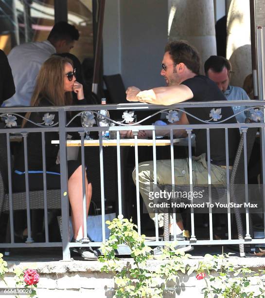 Bastian Yotta and Maria Yotta are seen on April 9, 2017 in Los Angeles, CA.
