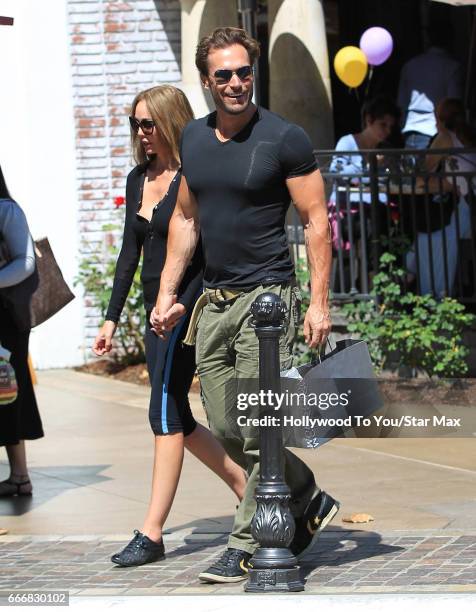 Bastian Yotta and Maria Yotta are seen on April 9, 2017 in Los Angeles, CA.