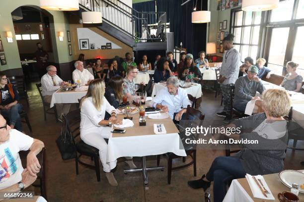 Guests attend 'LGBTQ & Black Identities in Media' panel discussion during the 2017 Sarasota Film Festival on April 9, 2017 in Sarasota, Florida.