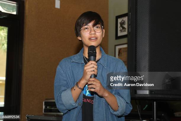 Adrien Morillo attends 'LGBTQ & Black Identities in Media' panel discussion during the 2017 Sarasota Film Festival on April 9, 2017 in Sarasota,...