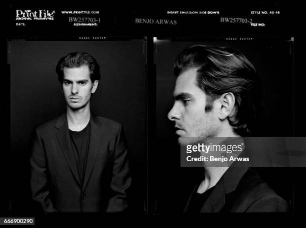 Actor Andrew Garfield is photographed for The Wrap on December 1, 2016 in Los Angeles, California.