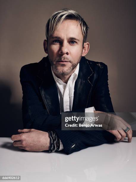 Actor Dominic Monaghan is photographed for The Wrap on February 17, 2017 in Los Angeles, California.