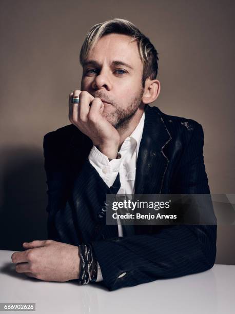 Actor Dominic Monaghan is photographed for The Wrap on February 17, 2017 in Los Angeles, California.