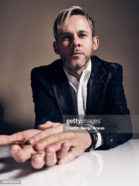 Actor Dominic Monaghan is photographed for The Wrap on February 17, 2017 in Los Angeles, California.