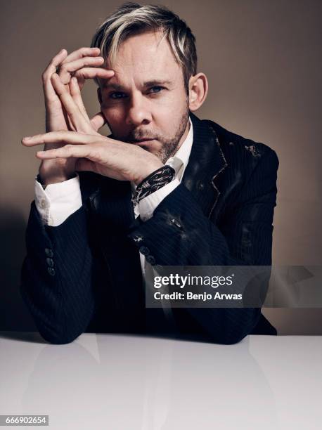 Actor Dominic Monaghan is photographed for The Wrap on February 17, 2017 in Los Angeles, California.
