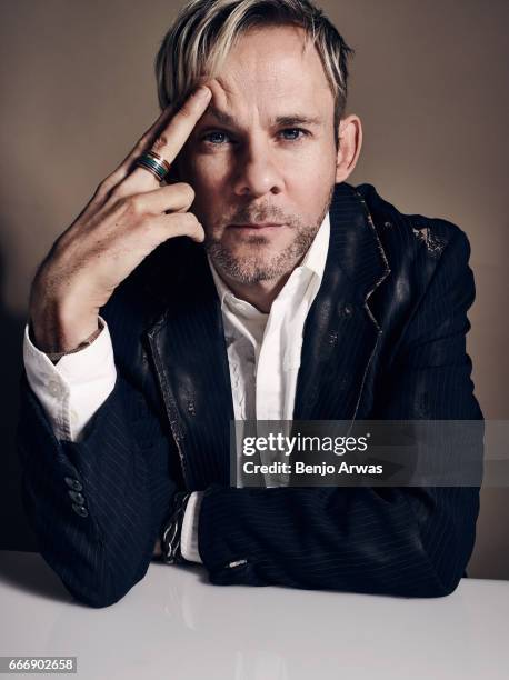 Actor Dominic Monaghan is photographed for The Wrap on February 17, 2017 in Los Angeles, California.