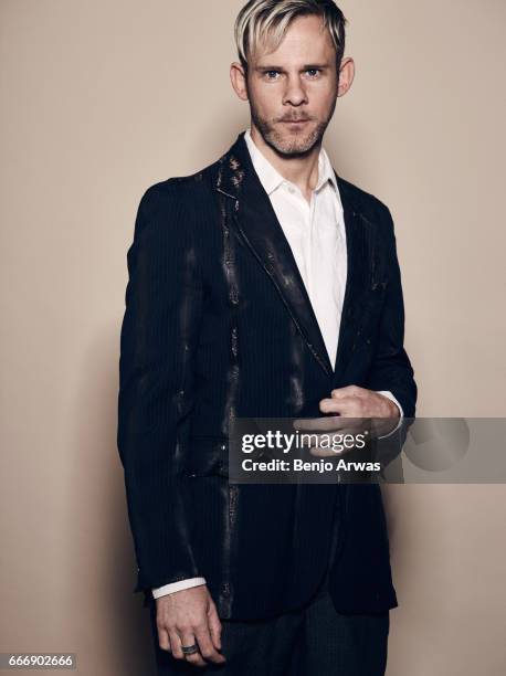 Actor Dominic Monaghan is photographed for The Wrap on February 17, 2017 in Los Angeles, California.