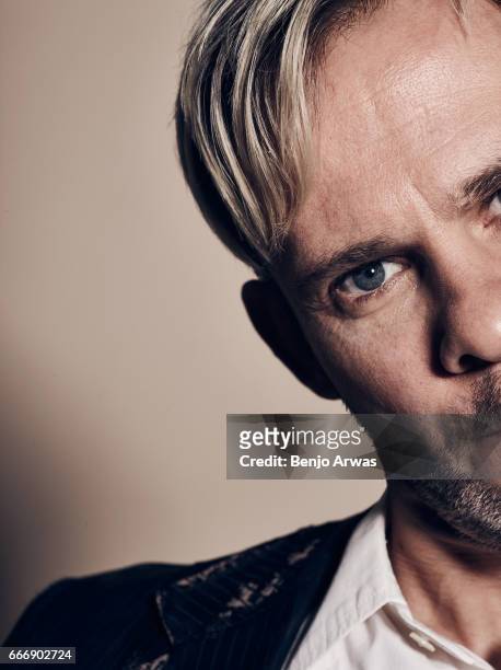 Actor Dominic Monaghan is photographed for The Wrap on February 17, 2017 in Los Angeles, California.